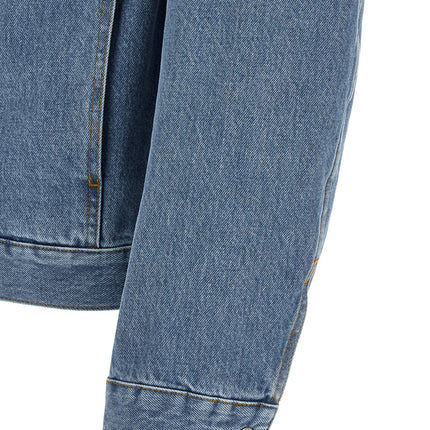 Dries Van Noten Blue Cotton Denim Jacket