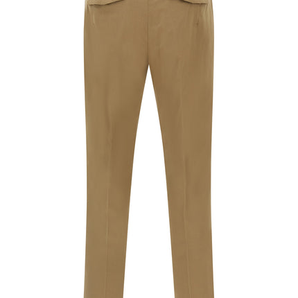 PT Torino Brown Cotton Dress Pants