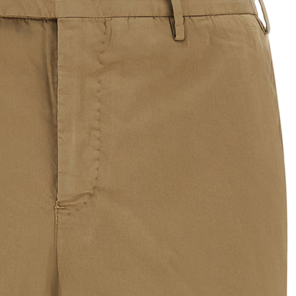 PT Torino Brown Cotton Dress Pants