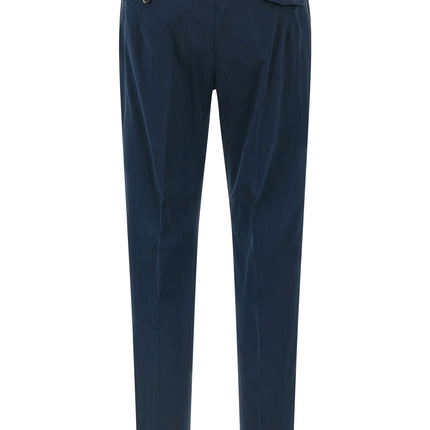 PT Torino Blue Cotton Casual Pants