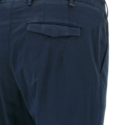 PT Torino Blue Cotton Casual Pants
