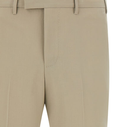 PT Torino Beige Virgin Wool Dress Pants