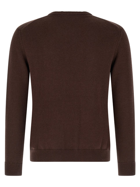 Ballantyne Brown Cotton Cardigan