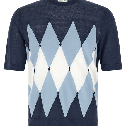 Ballantyne Blue Linen T-Shirt