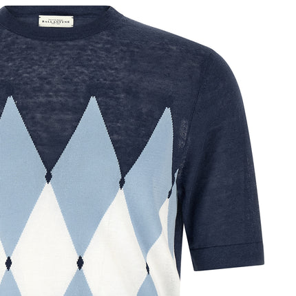 Ballantyne Blue Linen T-Shirt