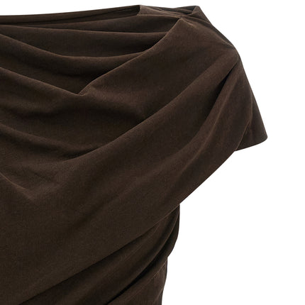 Entire Studios Brown Cotton Short Dress
