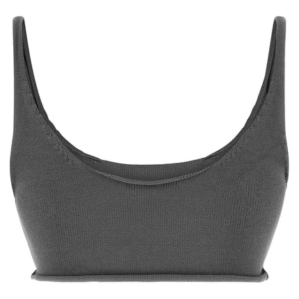 Entire Studios Gray Cotton Sport Bra