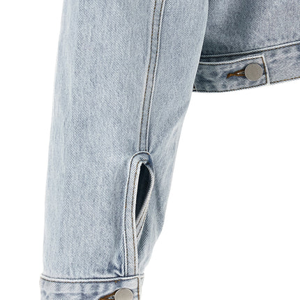 Entire Studios Blue Cotton Denim Jacket