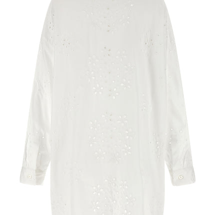 Herno White Cotton Blouse