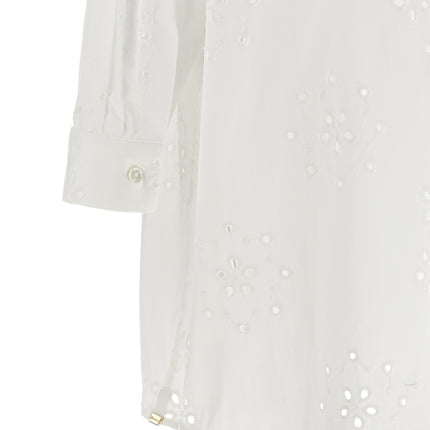 Herno White Cotton Blouse