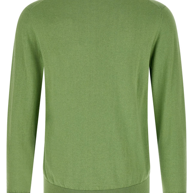Ballantyne Bicolor Cotton Cardigan