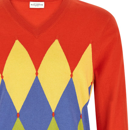 Ballantyne Multicolor Cotton Cardigan