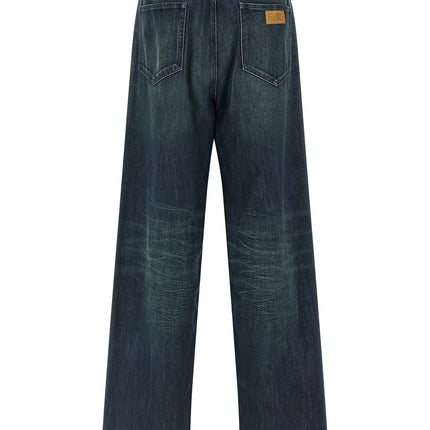 MM6 Maison Margiela Blue Cotton Jeans Denim