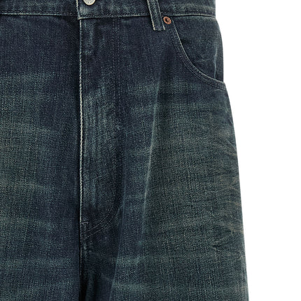 MM6 Maison Margiela Blue Cotton Jeans Denim