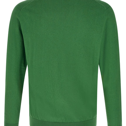 Ballantyne Bicolor Cotton Cardigan