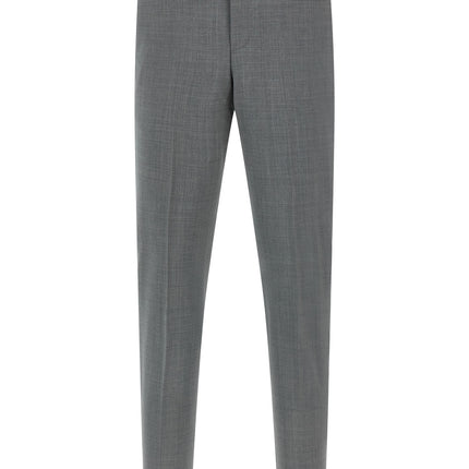 PT Torino Gray Virgin Wool Dress Pants