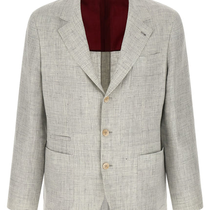 Brunello Cucinelli Beige Linen Blazer