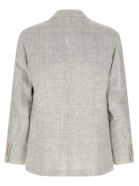 Brunello Cucinelli Beige Linen Blazer
