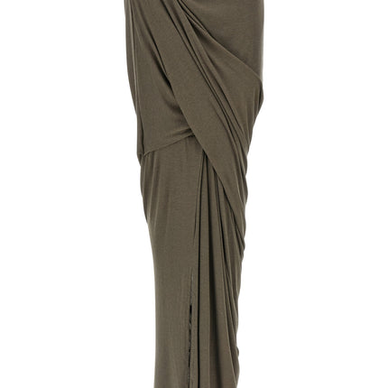 Entire Studios Gray Tencel Mini Skirt