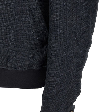 Brunello Cucinelli Blue Sisal Biker Jacket