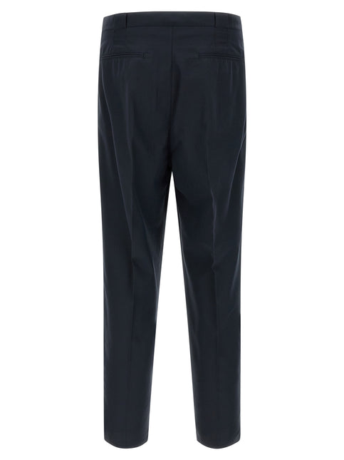 Brunello Cucinelli Blue Cotton Chino Pants