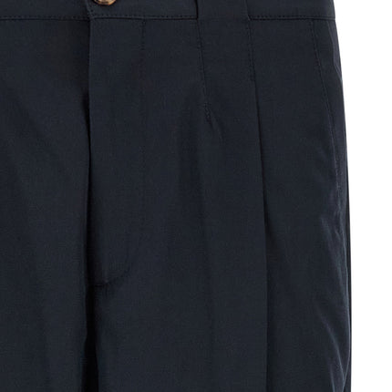 Brunello Cucinelli Blue Cotton Chino Pants
