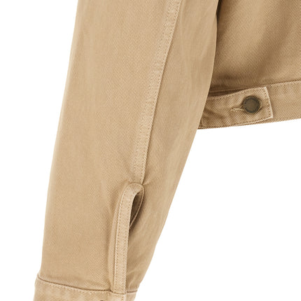 Entire Studios Beige Cotton Denim Jacket