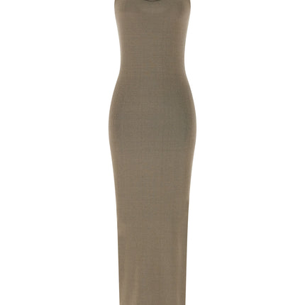 Entire Studios Beige Cotton Midi Dress