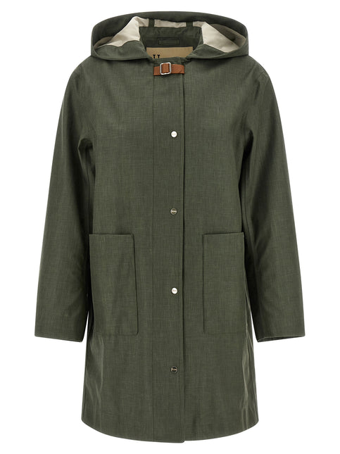 Herno Bicolor Linen Coat