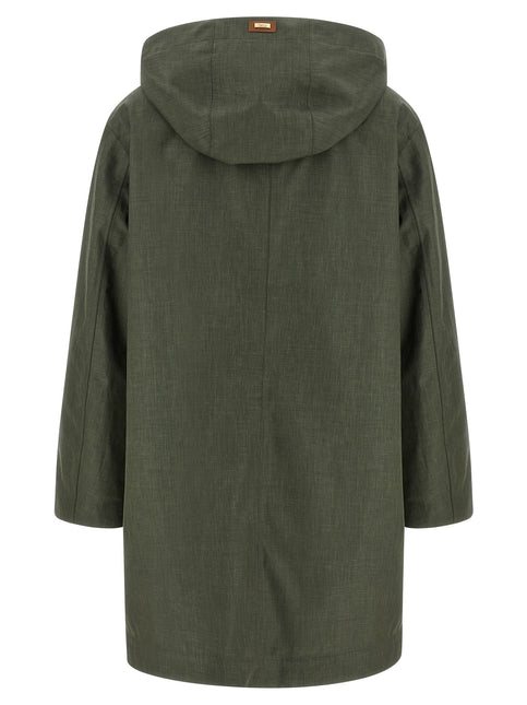 Herno Bicolor Linen Coat