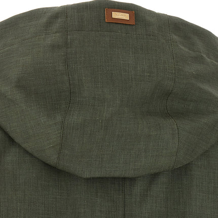 Herno Bicolor Linen Coat
