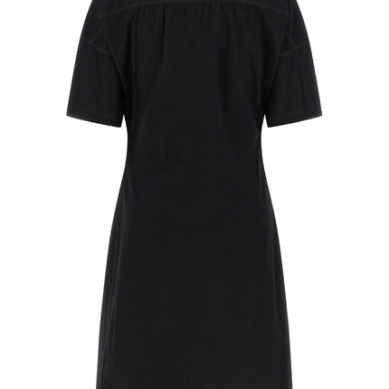 Lemaire Black Cotton Midi Dress