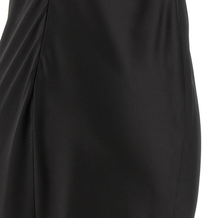 Elisabetta Franchi Black Polyester Long Dress