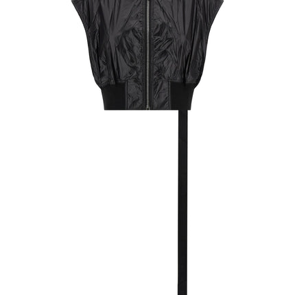 DRKSHDW Black Nylon Sleeveless Jacket