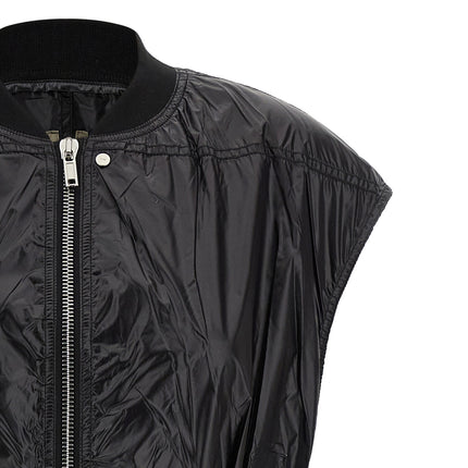 DRKSHDW Black Nylon Sleeveless Jacket