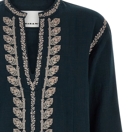 MARANT Blue Cotton Blouse