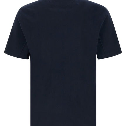 Brunello Cucinelli Blue Cotton T-Shirt