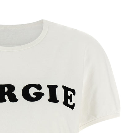 MM6 Maison Margiela White Cotton T-Shirt