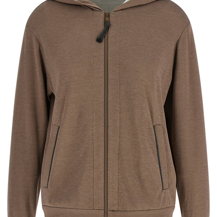 Brunello Cucinelli Brown Cotton Hoodie