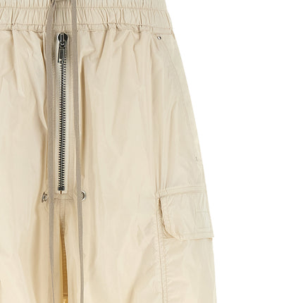 DRKSHDW Beige Nylon Cargo Pants