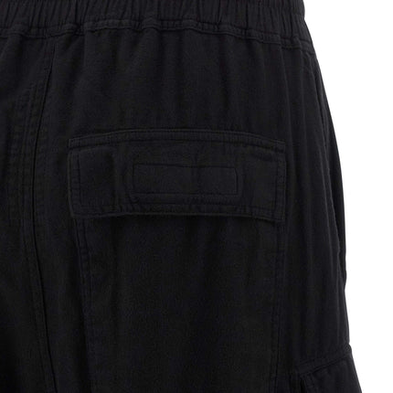 DRKSHDW Black Cotton Cargo Pants