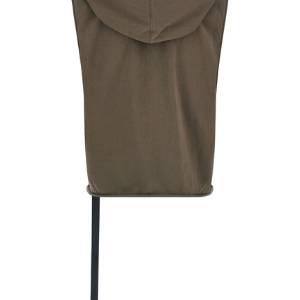 DRKSHDW Brown Cotton Sleeveles Sweater DRKSHDW