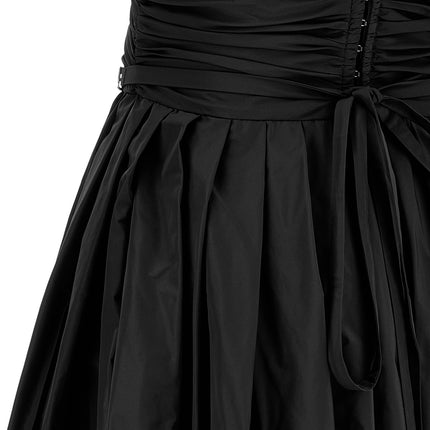 PINKO Black Polyester Long Dress