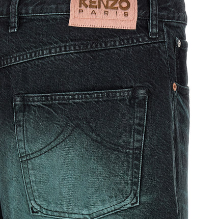 Kenzo Blue Cotton Jeans Denim