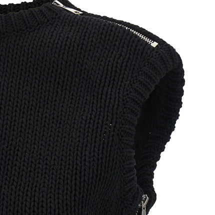 Max Mara Black Cotton Cardigan