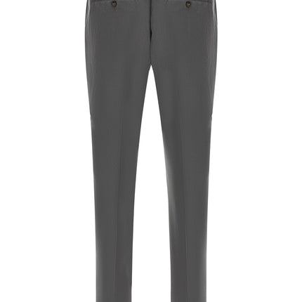 Pal Zileri Gray Lyocell Casual Pants