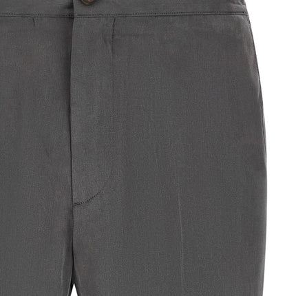 Pal Zileri Gray Lyocell Casual Pants