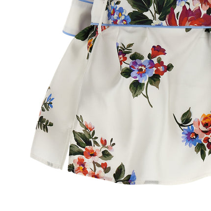 Dolce & Gabbana White Silk Blouse