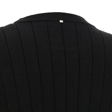 Sportmax Black Viscose Short Dress