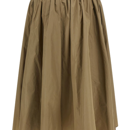 Max Mara Bicolor Polyester Midi Skirt